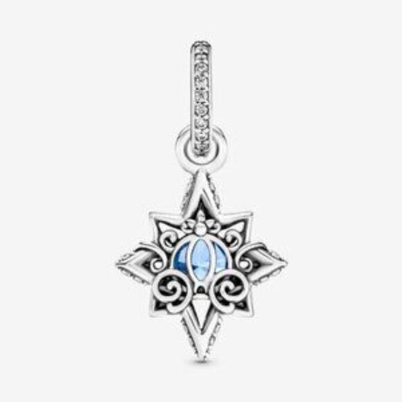 Pandora Disney Cinderella Blue Star Pendant - Picture 2 of 5